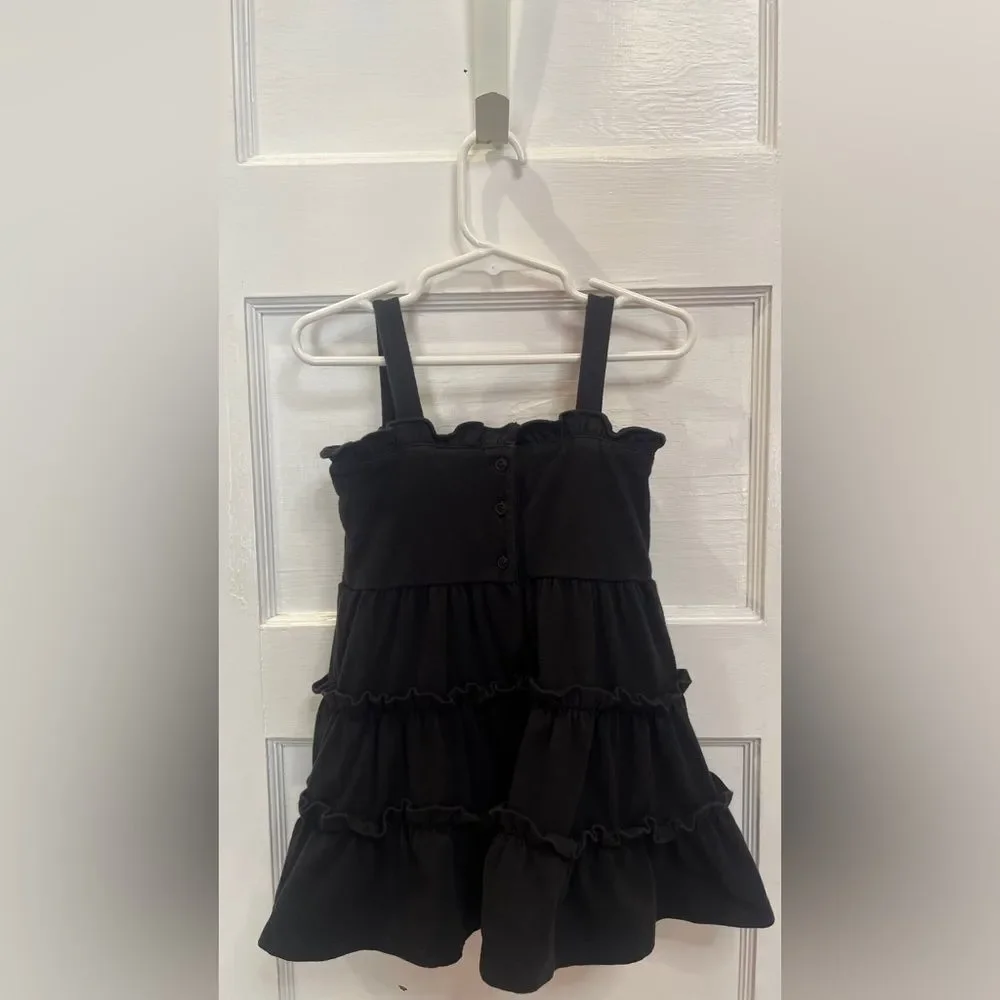 Janie & Jack Sleeveless Crochet Trim Tiered Jersey Sundress Size 18-24 M